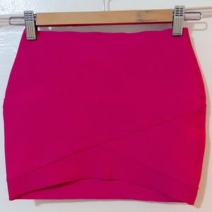 NWT Skims knit Barbie pink mini skirt